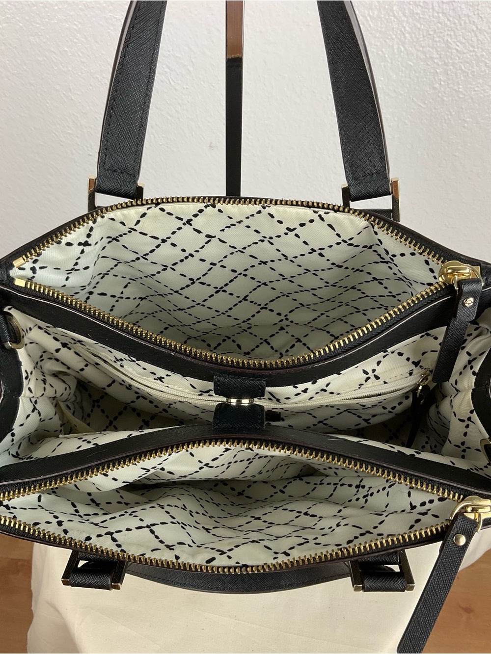 Kate Spade Newbury Lane Loden structured black‎ handbag - Picture 10 of 14